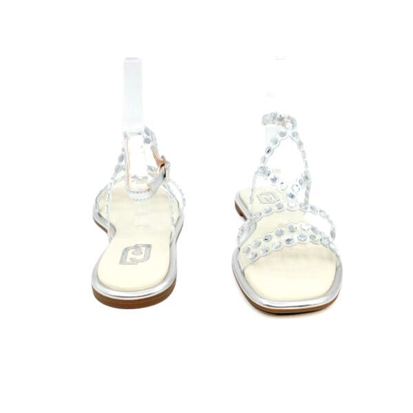 Liujo Donna Sandalo Argento Sa4181 2