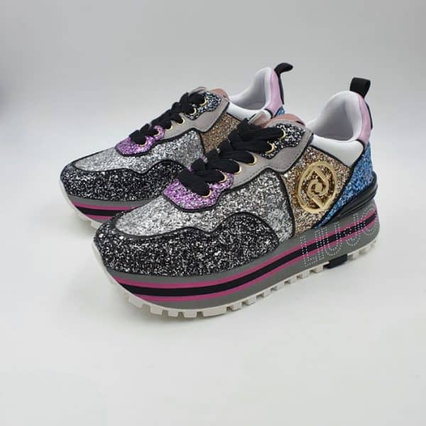 Liujo Donna Sneaker Glittermulticolor Tx007e21 1