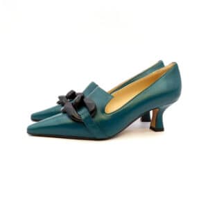 Matteo Pitti Donna Mocassino Petrolio 110 1