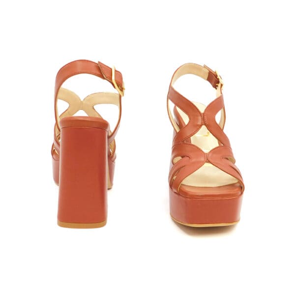 Matteo Pitti Donna Sandalo Ruggine 25102 2
