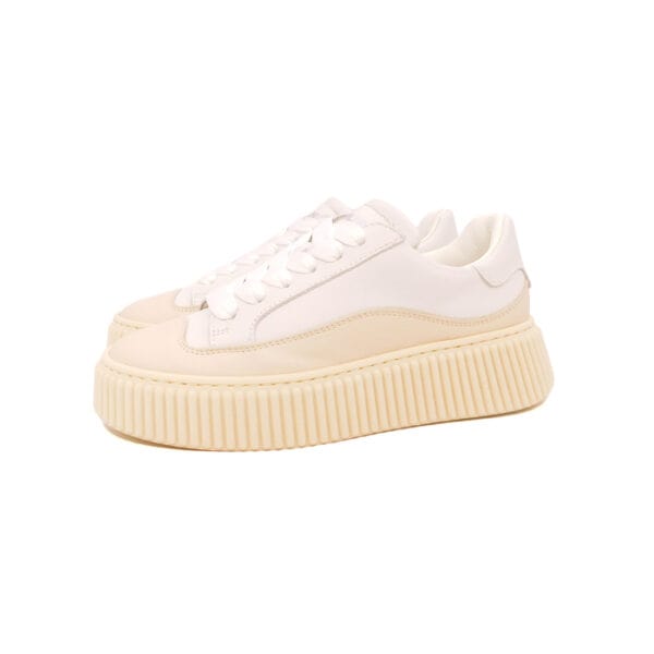 Meline Donna Sneaker Biancobeige Ra8205 1.jpg