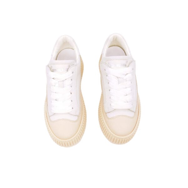 Meline Donna Sneaker Biancobeige Ra8205 3