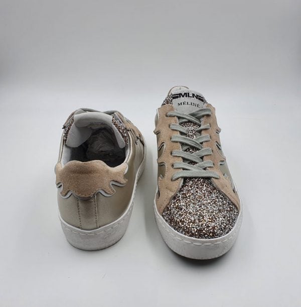 Meline Donna Sneaker Oro 2