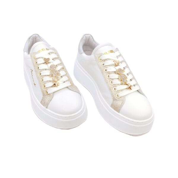 Meline Donna Sneakers Bianco Wt248 3