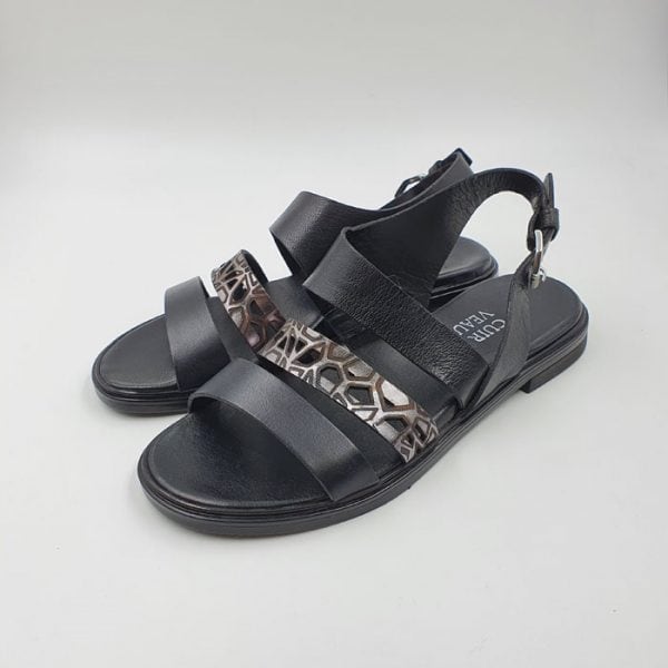 Mius Donna Sandalo Nero 1