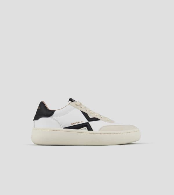 Ocean Donna In Bianco Con Logo Laterale E Tallone Neri