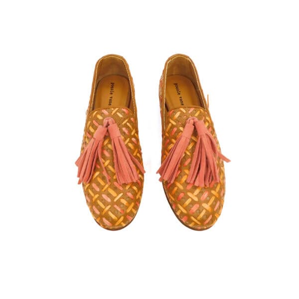 Poesie Veneziane Donna Mocassino Rosso A15 1