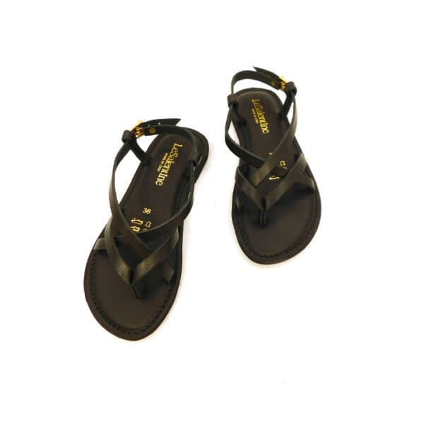 Salentine Donna Sandalo Nero 1088 3