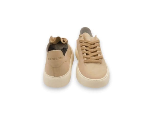 Stokton Donna Sneaker Bassasfoderata Beige 752 3
