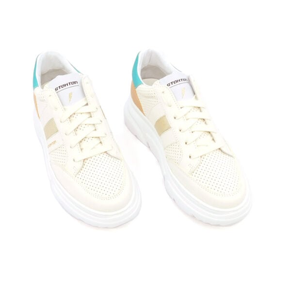Stokton Donna Sneaker Bianco 449 3