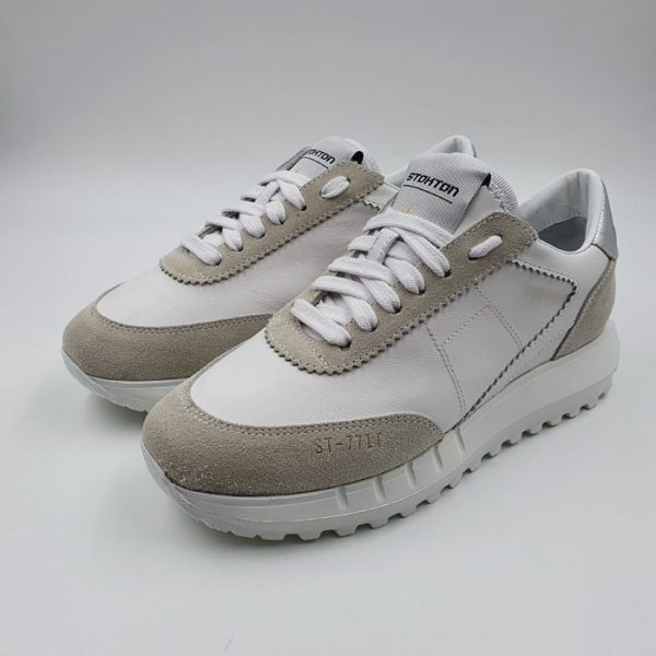 Stokton Donna Sneaker Bianco Vintage 1