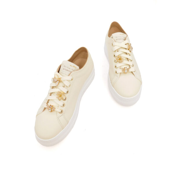 Stokton Donna Sneaker Crema 140 3