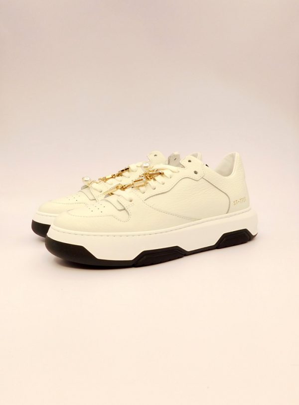 Stokton Donna Sneaker Panna 466d 1