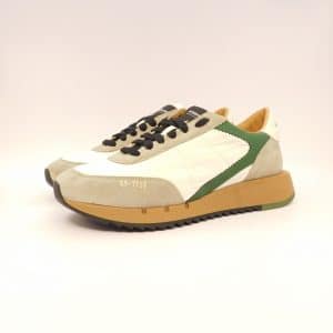 Stokton Uomo Sneaker Biancoverde Vintageupel 1