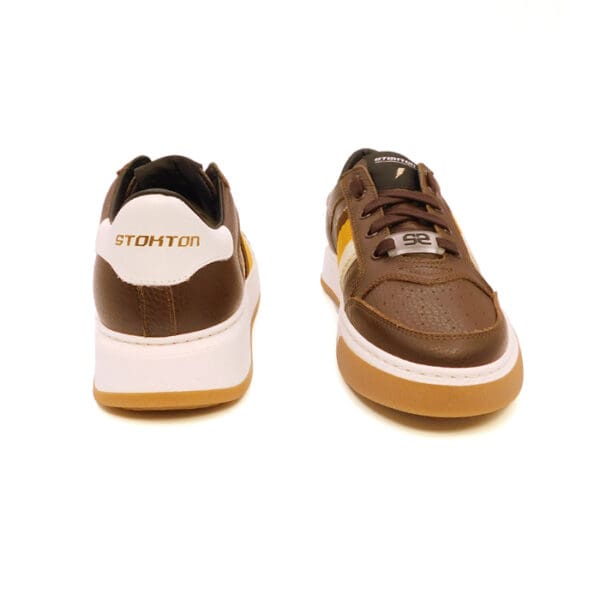 Stokton Uomo Sneaker Marrone 480 2