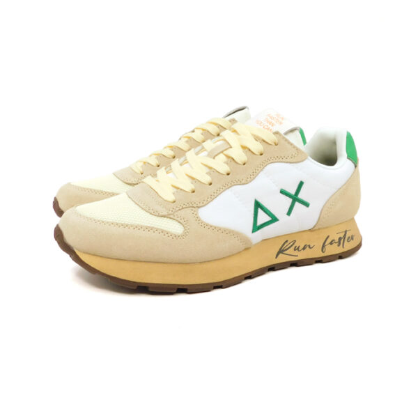 Sun68 Uomo Sneaker Beige Verde 35105 3118 1