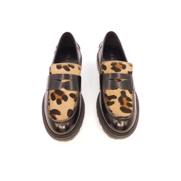 Uma Parker Donna Mocassino Nero 1809cav 3