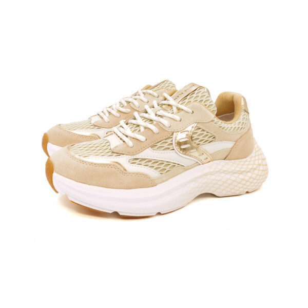 Voile Blanche Donna Sneaker Oro 1e05 1