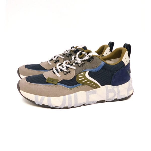 Voile Blanche Uomo Sneaker Grigioblu 2c22 1